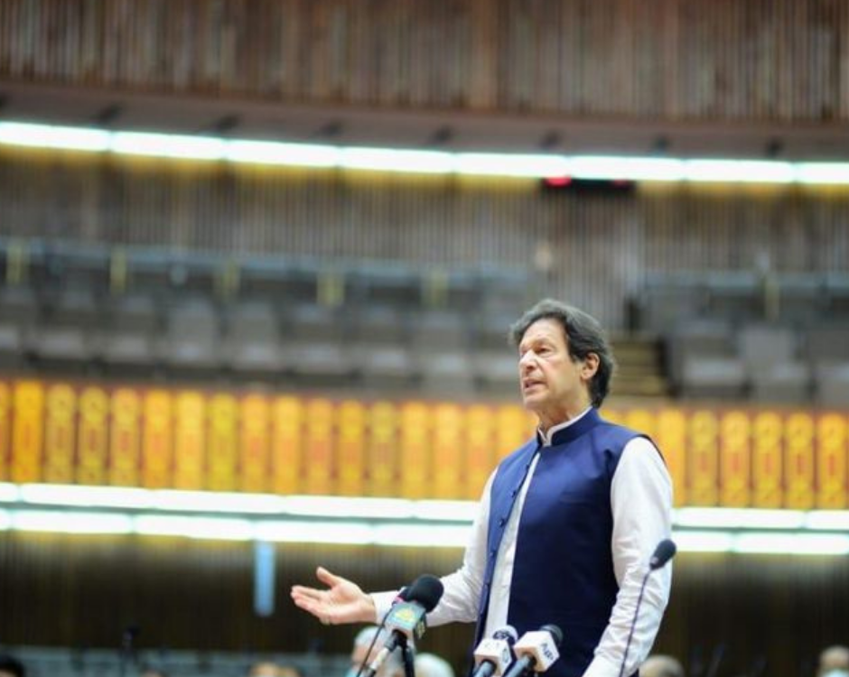 PM Imran Khan in parliament, Nabeel Qadeer, Nabeel Qadeer blogs