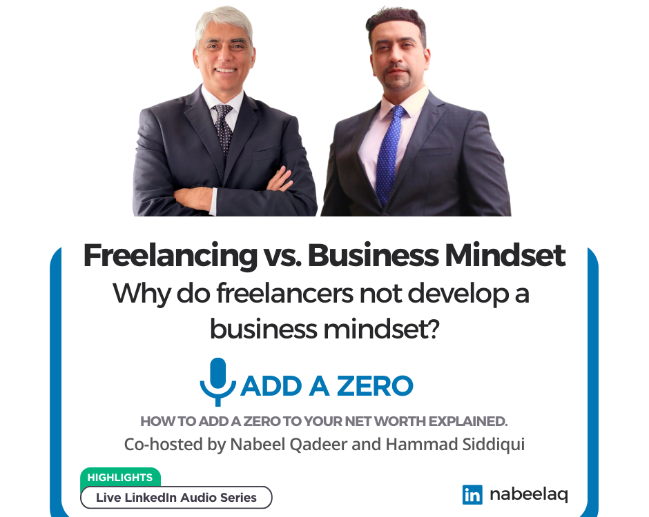 freelancing vs business mindset